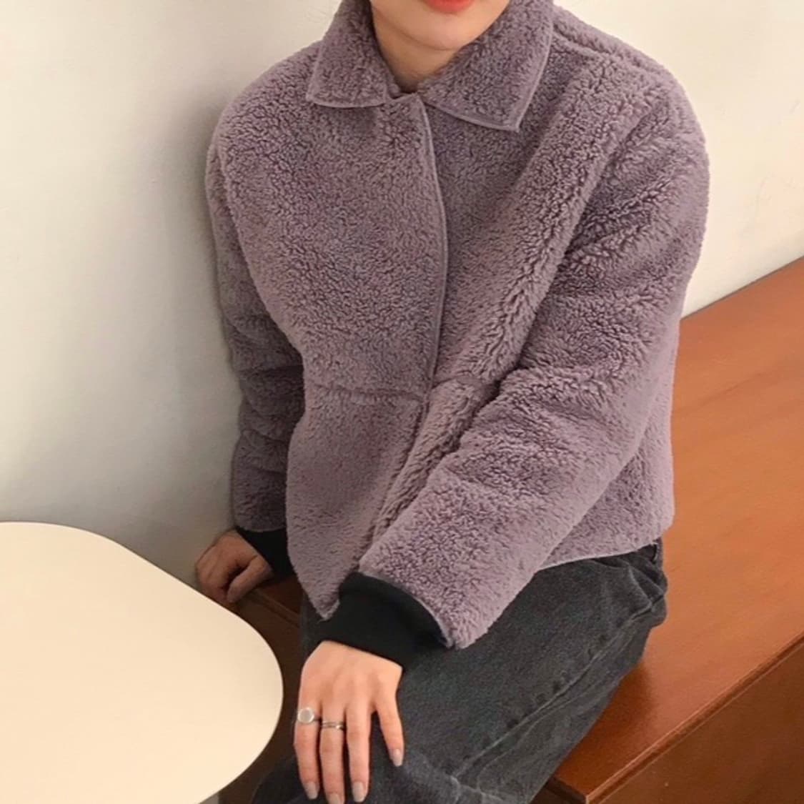 반크롭 퍼자켓 상품이미지5