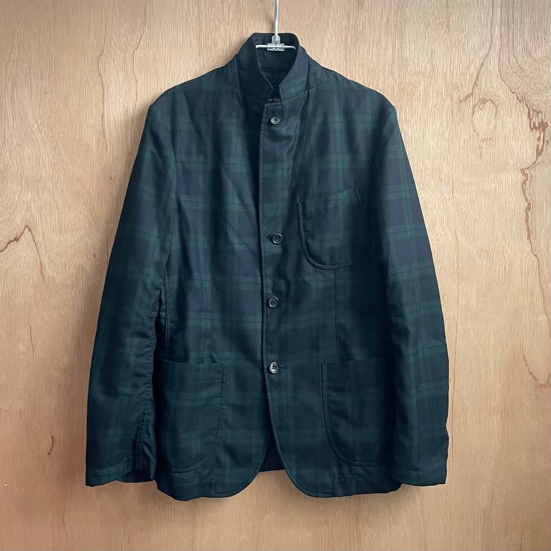 꼼데가르송 옴므 타탄체크 퍼커링 자켓 상품이미지3