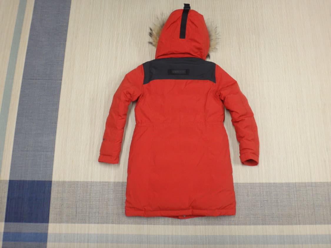 (90) 코오롱스포츠 여성 라쿤후드 구스다운 점퍼 상품이미지2