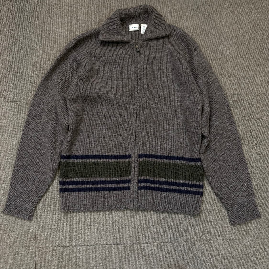 90s L.L.Bean 엘엘빈 울 집업  상품이미지1