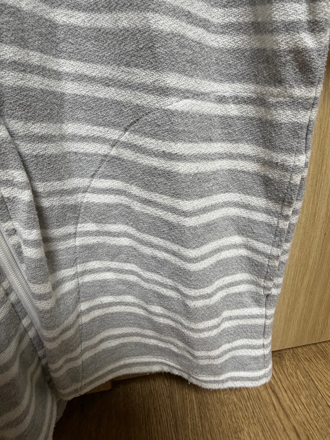 모리걸 스트라이프 반팔 후드집업 스즈코 하구미 상품이미지5