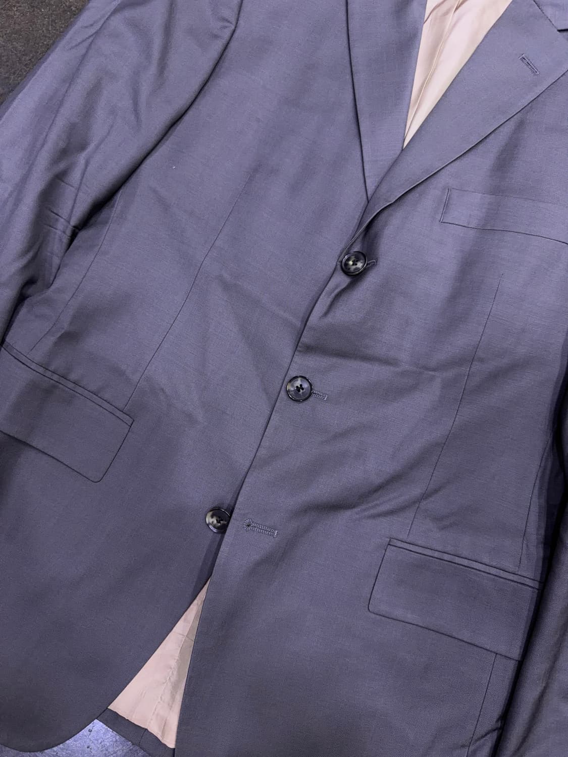 휴고보스 싱글 3버튼 블레이저 그레이 자켓 100 상품이미지4