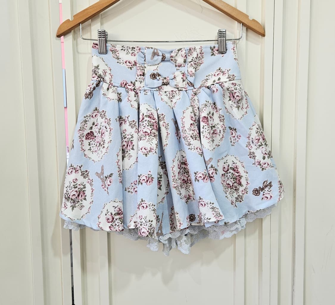 리즈리사(LIZ LISA) 플라워 큐롯 스커트 상품이미지1