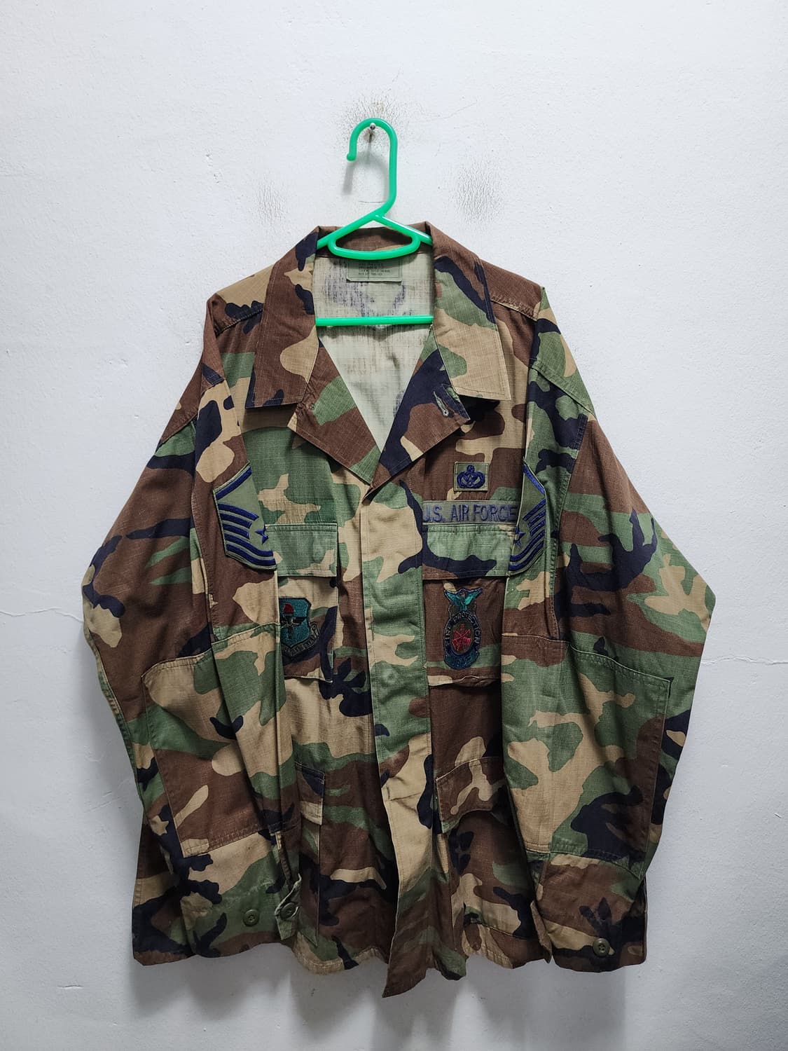 (빅사이즈) 미군 AIRFORCE 공군 우드랜드 전투복  상품이미지1