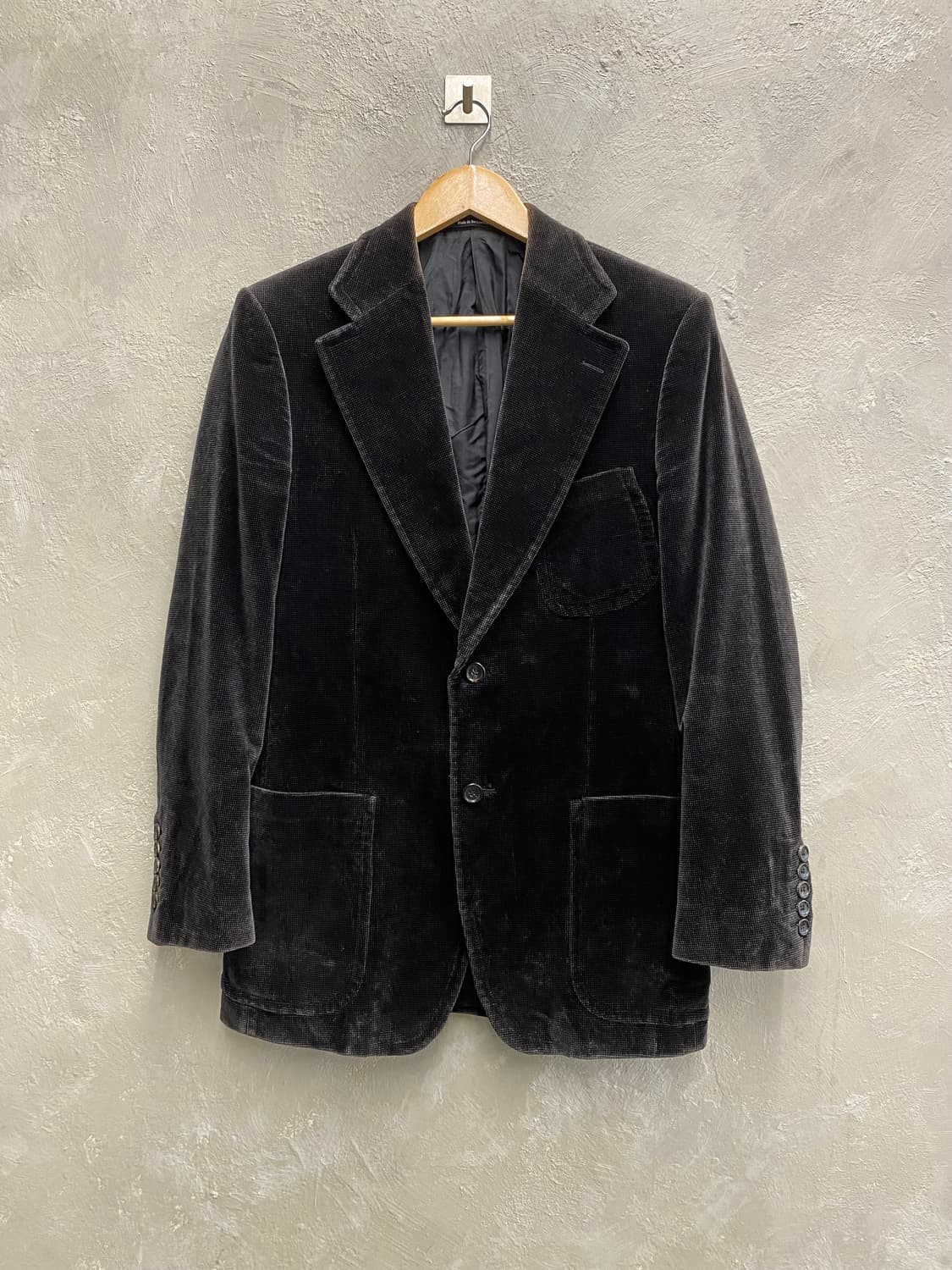 [46] GUCCI 구찌 벨루어 코튼 투버튼 블레이저 상품이미지1