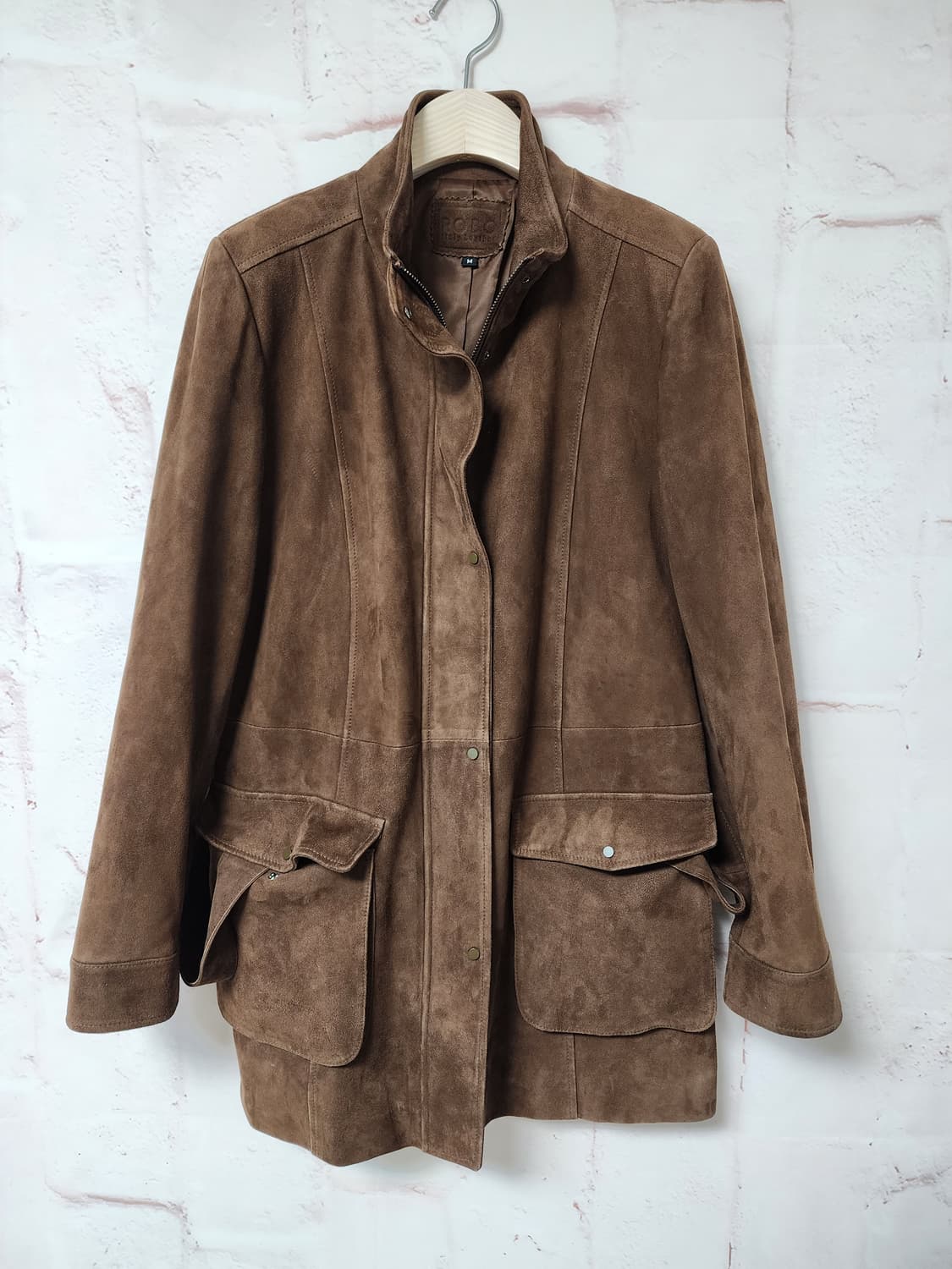 로보 스웨이드 트렌치 코트 상품이미지3