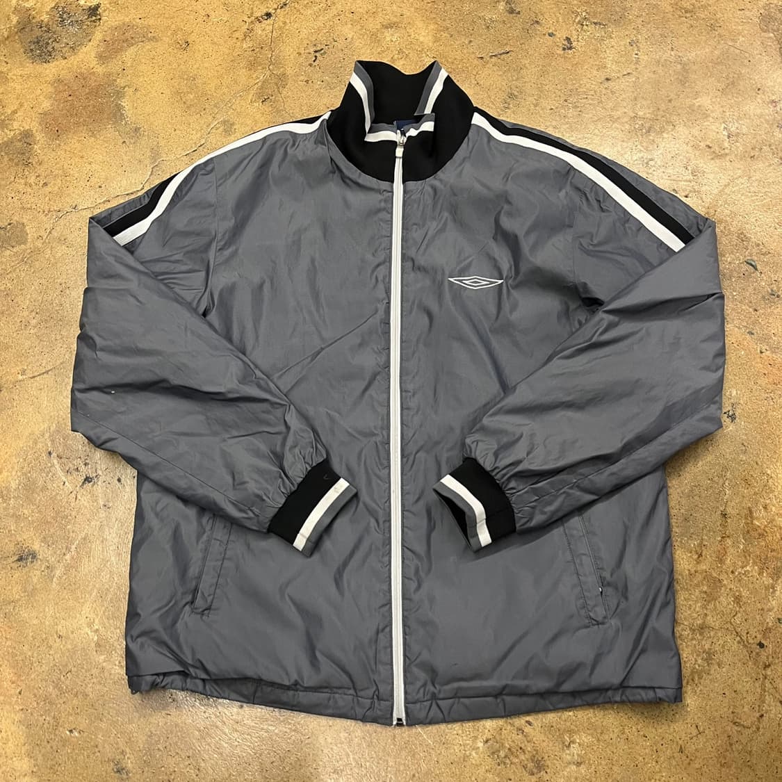 [정품/100] 엄브로 트랙 자켓 그레이 b19 상품이미지2
