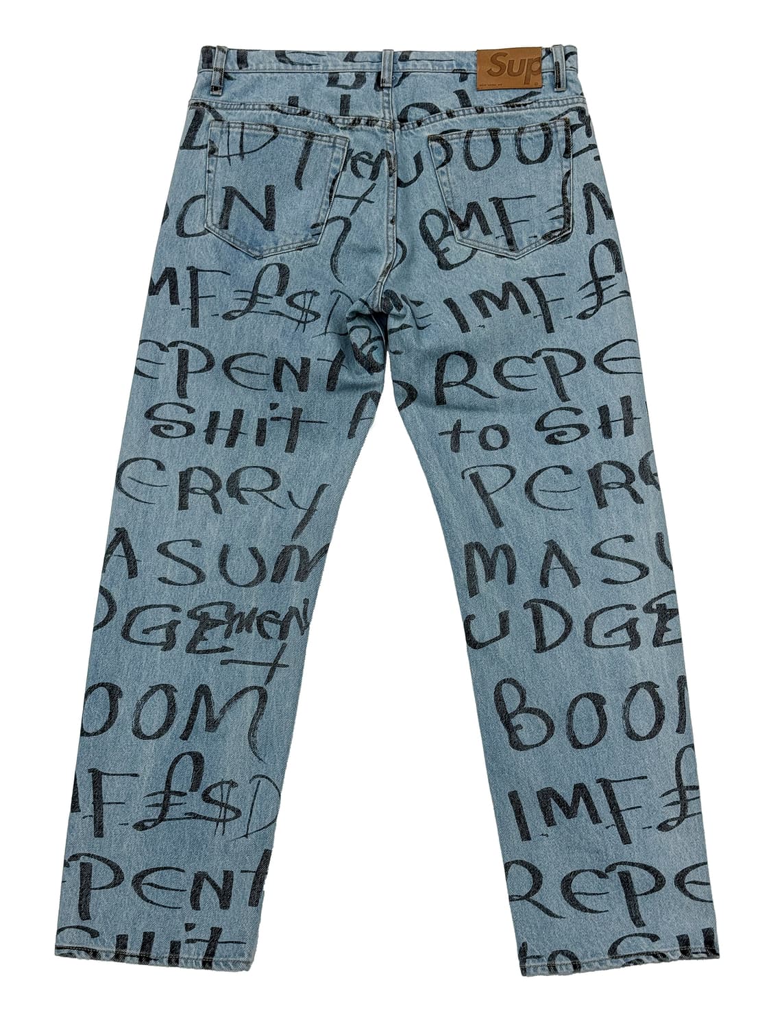 슈프림 블랙 아크 레귤러 진 블루 상품이미지10