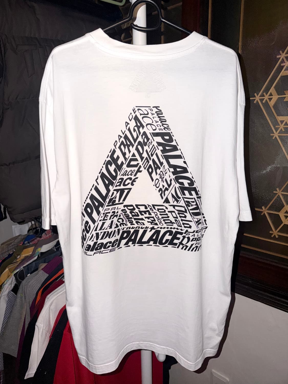 팔라스 22FW 트라이텍스트 티셔츠 화이트 XL 상품이미지5