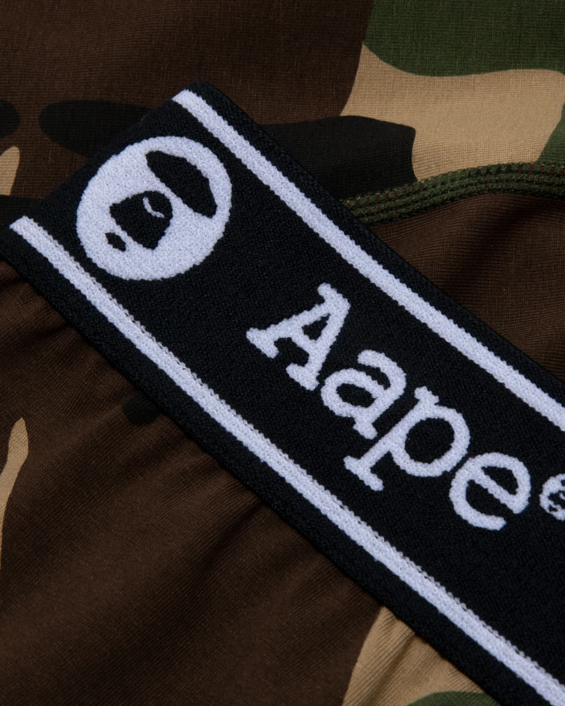 (오더) 베이프 AAPE 문페이스 카모 브리프 그린M 상품이미지5