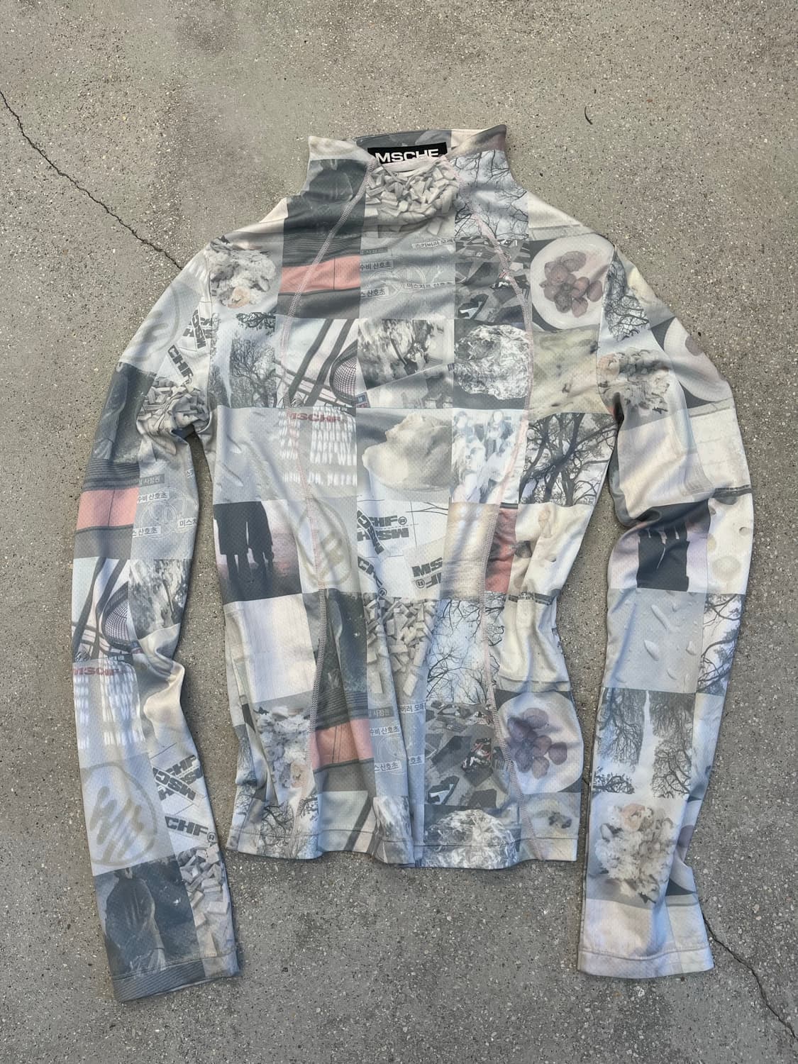 Mschf 프린팅 패턴 상의   상품이미지1