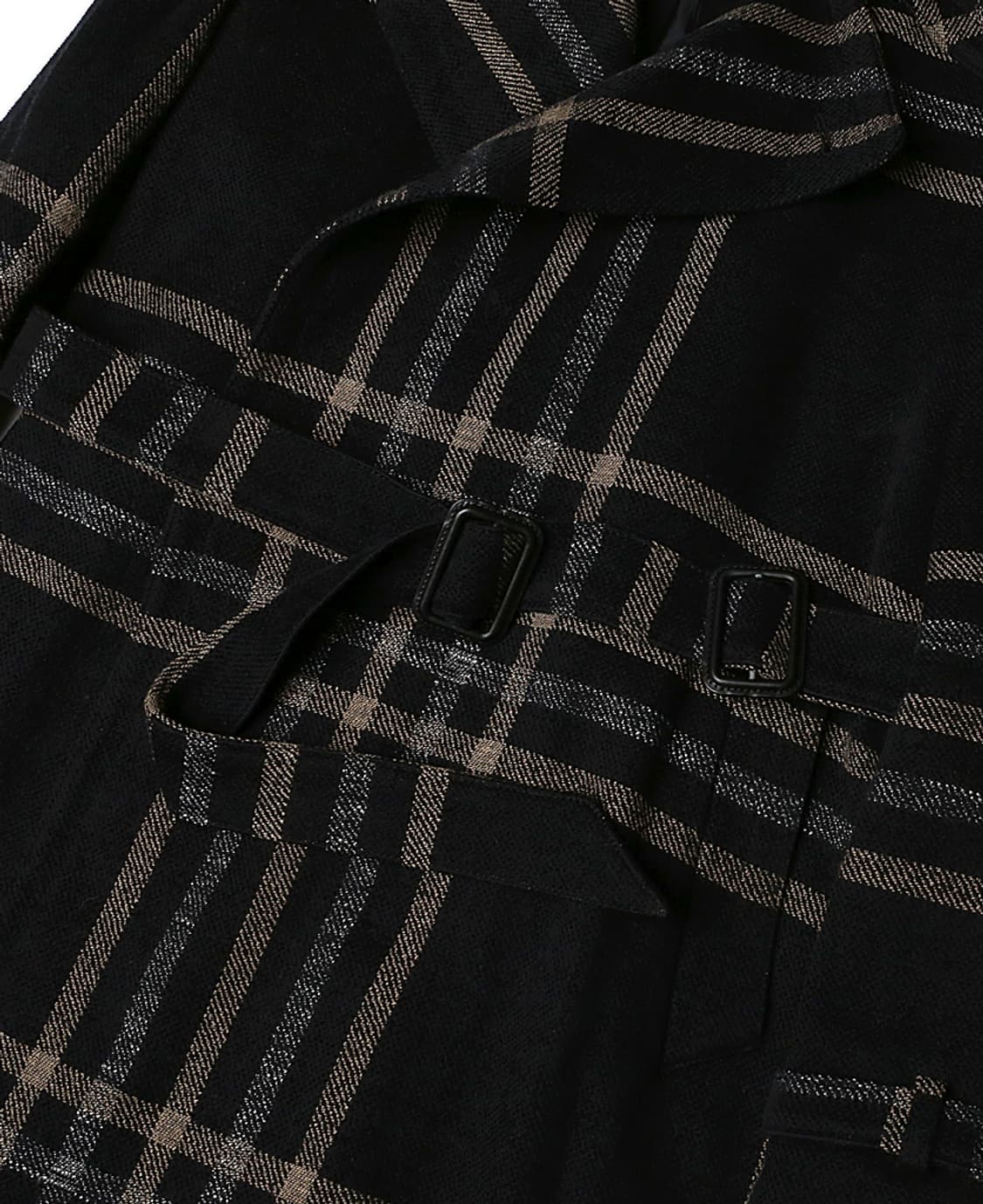 딸리아또레 [Tagliatore] 볼드윈 코튼 블렌드 체크 벨티드 코트 상품이미지3