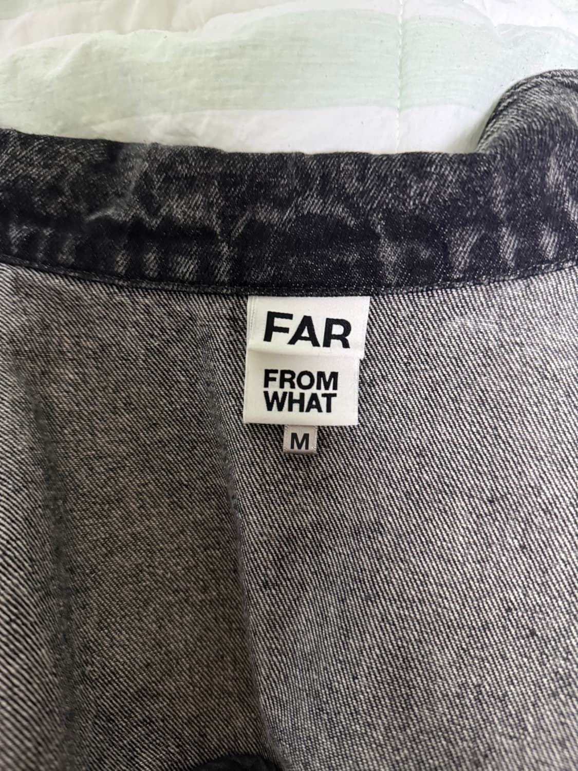 파프롬왓 서클 워시드 데님자켓 상품이미지4