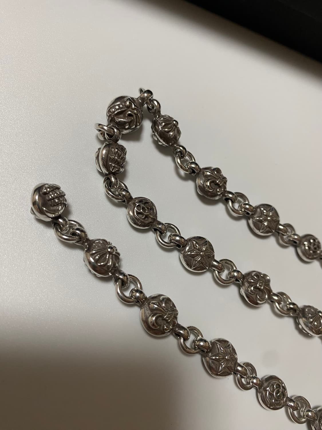 크롬하츠 멀티 볼 체인 20인치목걸이  상품이미지7