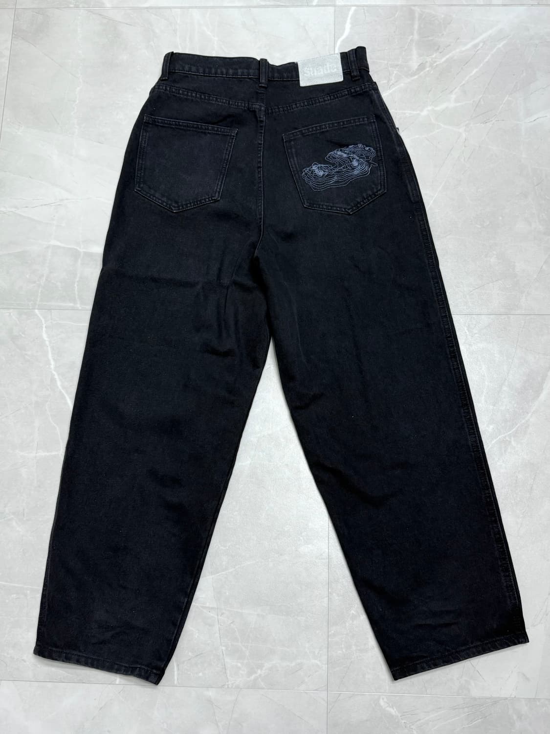 스웨이드 contour pocket denim black 상품이미지2