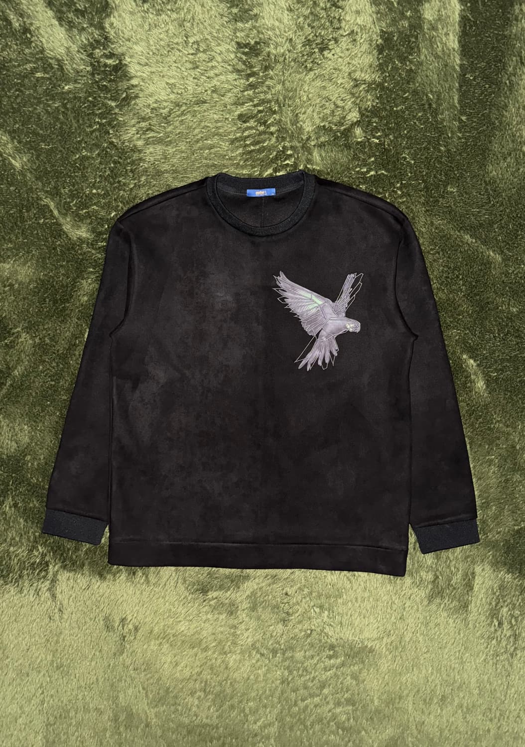 [105] Another T TNGT 엠브로이더리 스웨이드 텍스쳐 스웻 상품이미지1