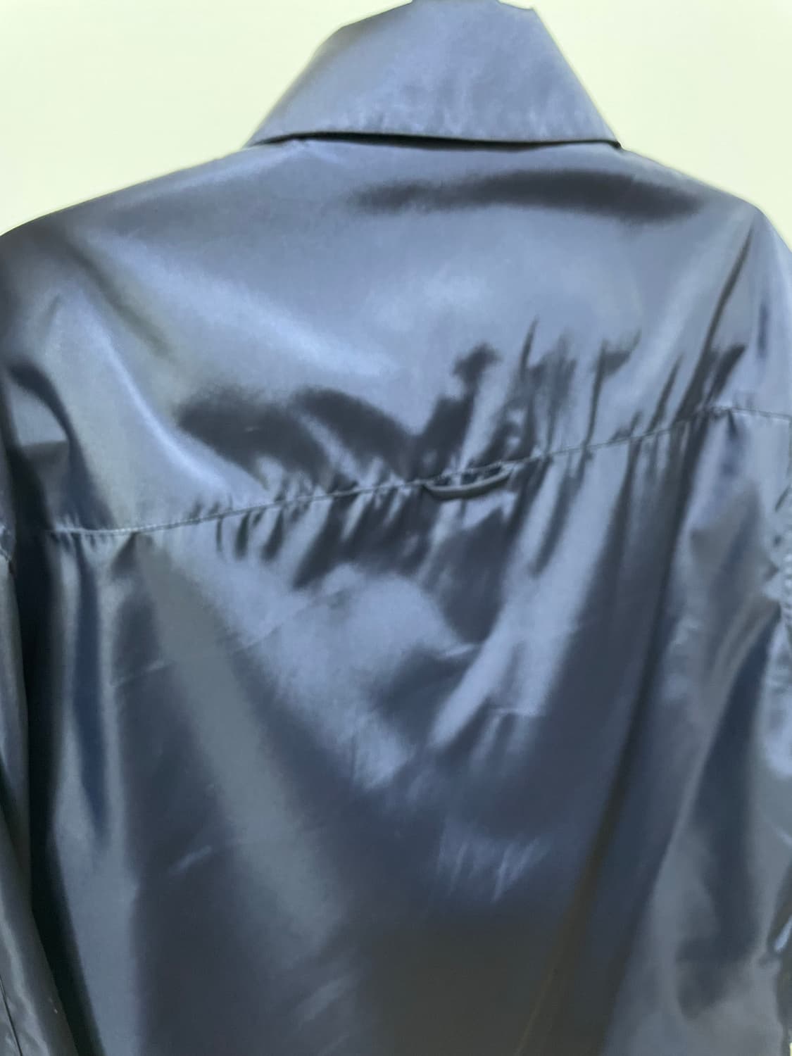 프라다 리나일론 셔츠 자켓 블루색상 S 상품이미지4