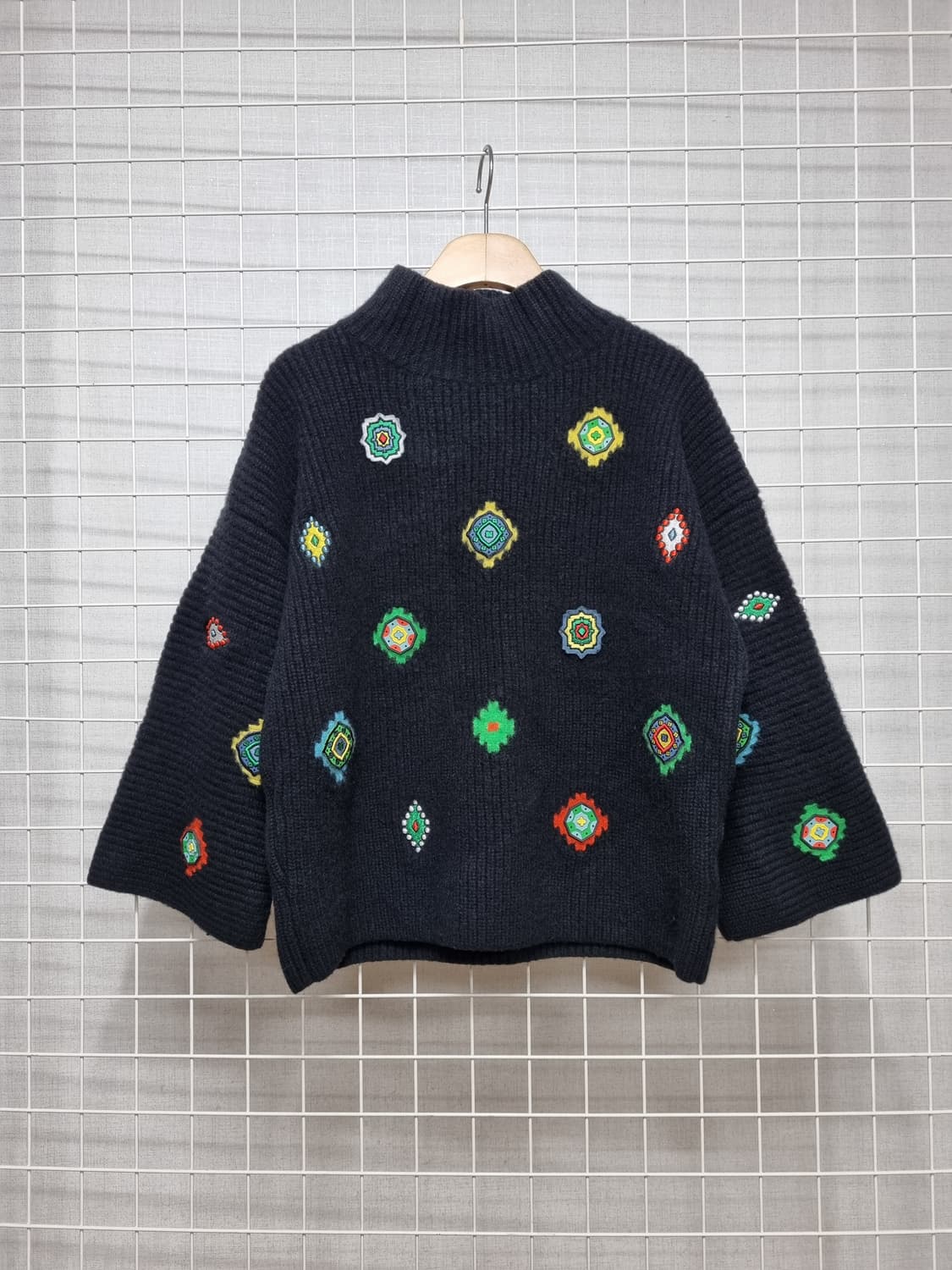 (택포) 겐조 에이치앤엠 콜라보 니트 (블랙) 상품이미지1