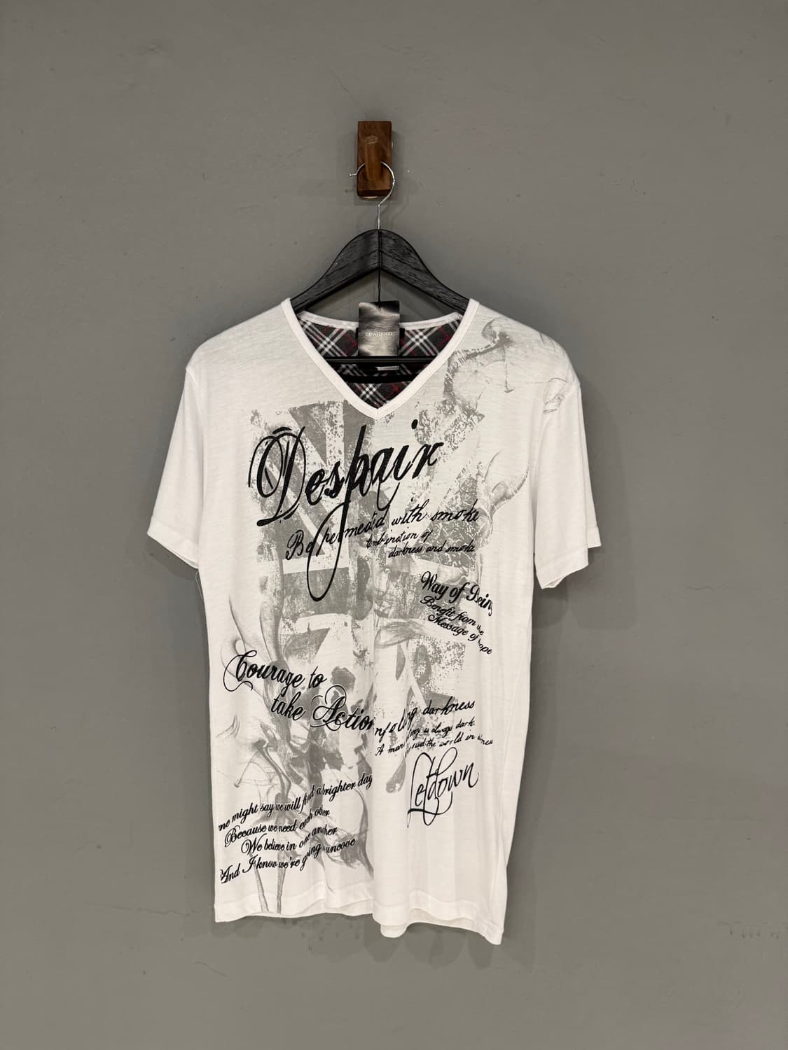 layered detail lettering & printing top 상품이미지5