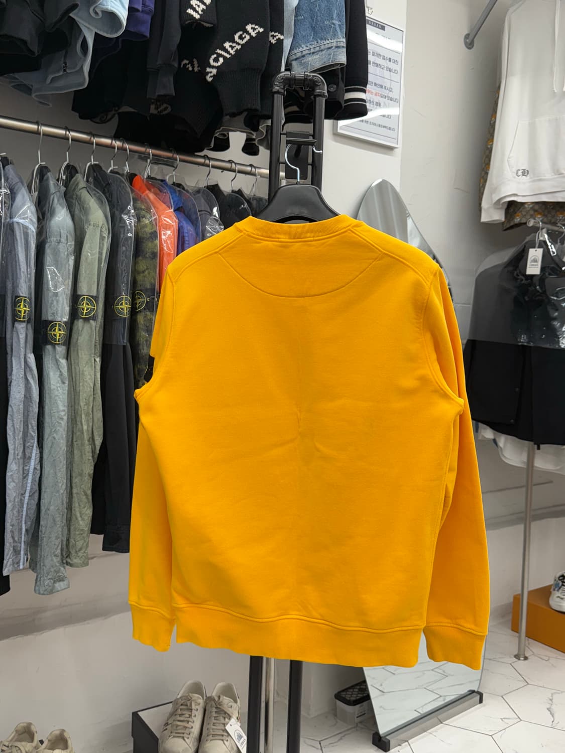 [L] 스톤아일랜드 와펜 맨투맨 상품이미지2