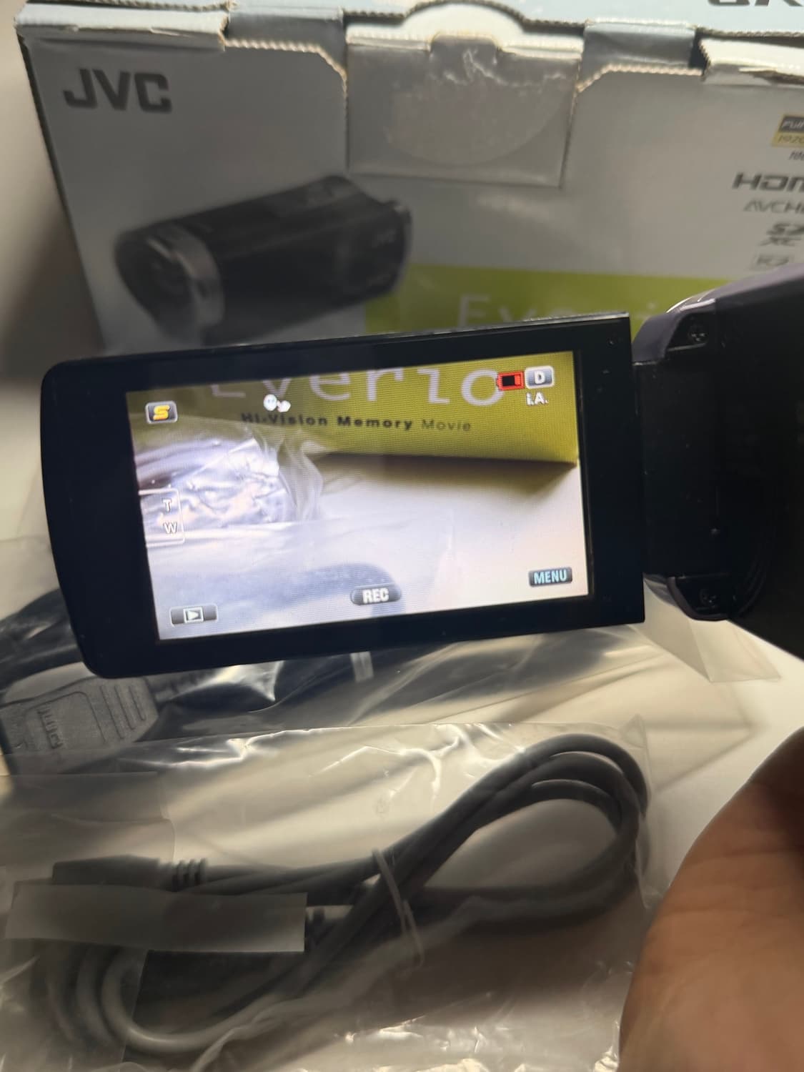JVC GZ-HM33 연보라 캠코더 풀박 상품이미지2