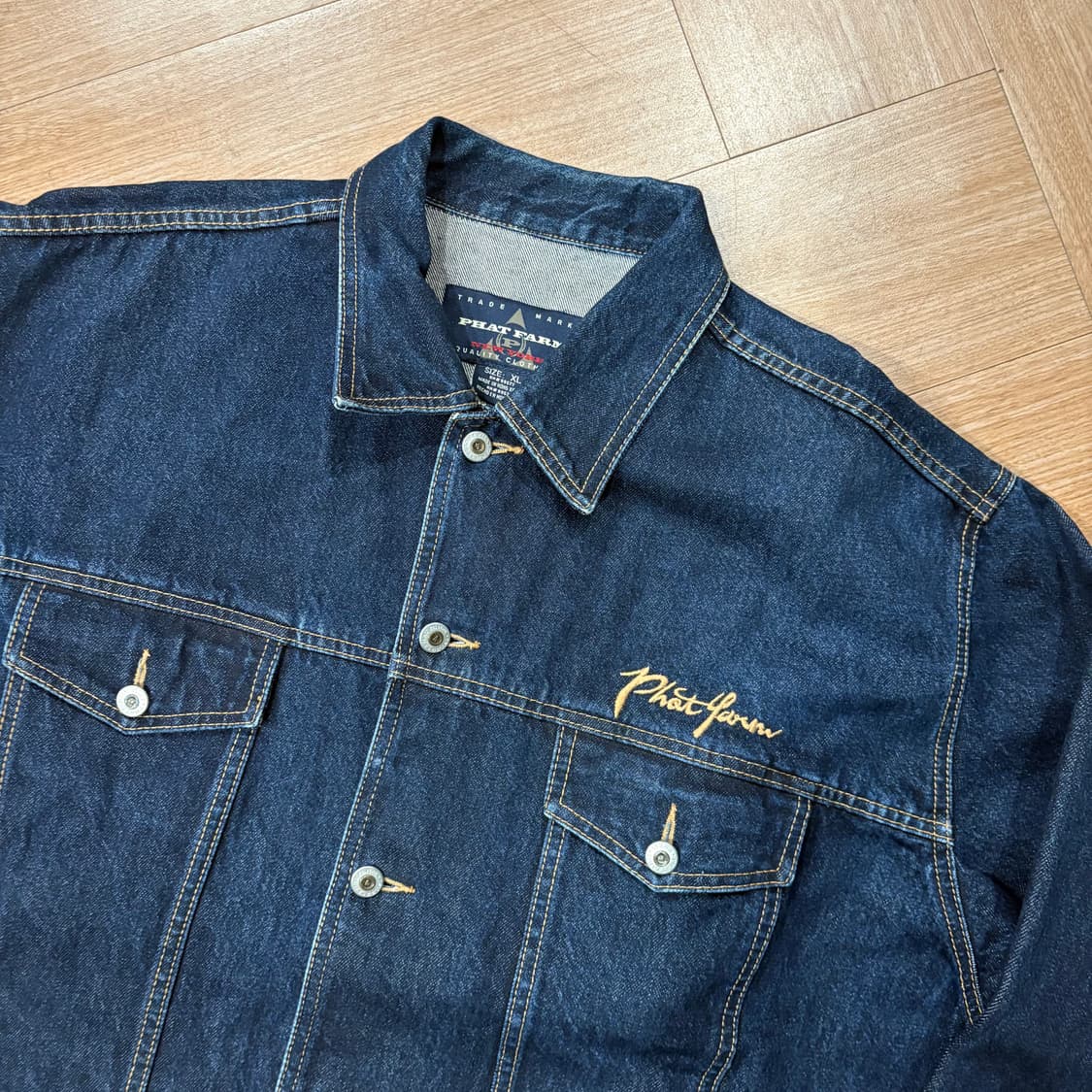 팻팜 딥블루 데님 자켓 상품이미지6