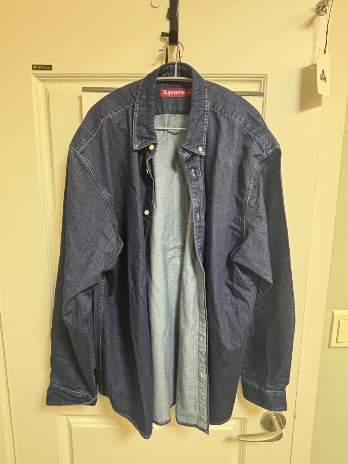 슈프림 청남방 새상품 xl 상품이미지1