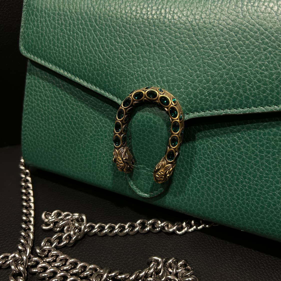구찌 디오니소스 에메랄드 그린 체인백 상품이미지3