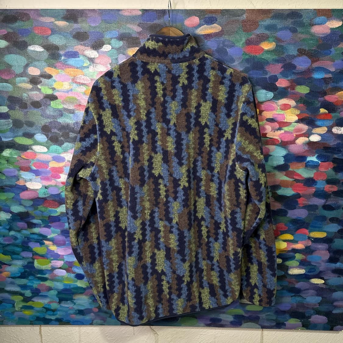 10s 파타고니아 신칠라 스냅-T 블루/그린/브라운 니카라과 상품이미지4