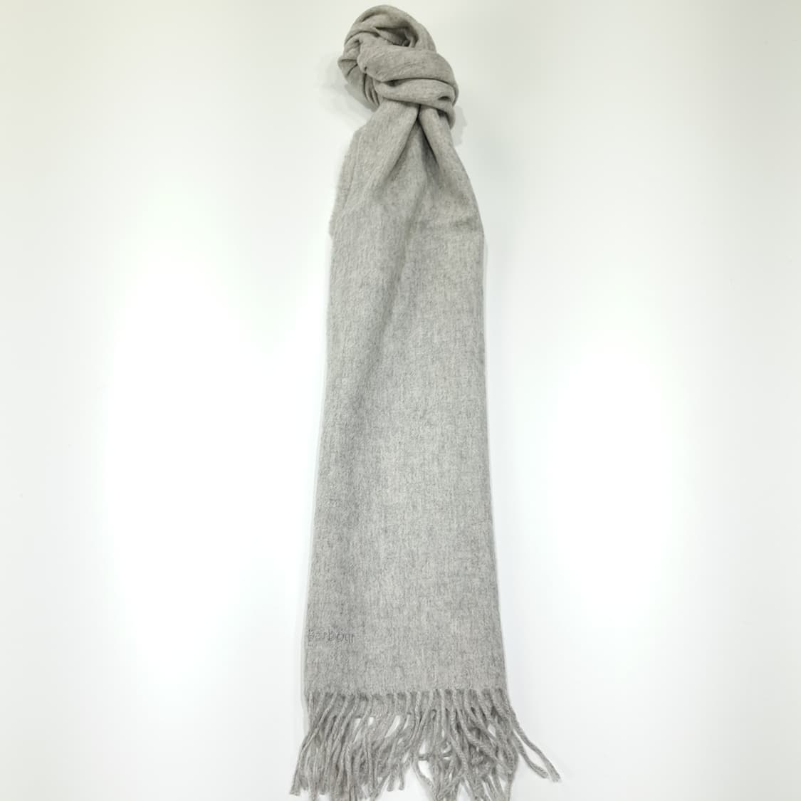MX586 바버 울 아이스그레이 머플러 목도리 상품이미지3