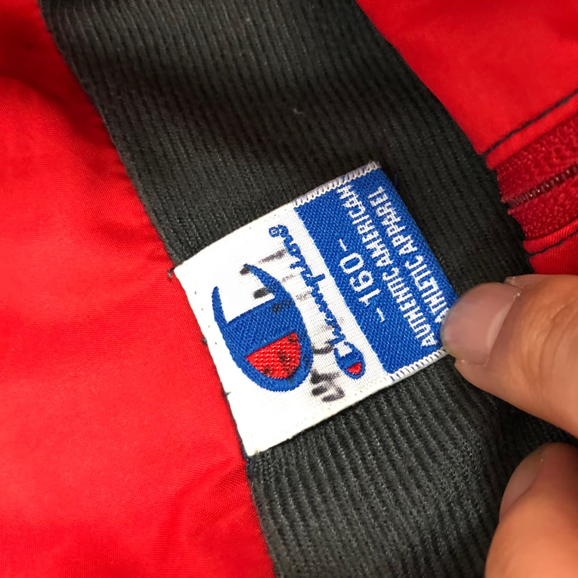 M 챔피온 백로고 사이드라인 바람막이 상품이미지5