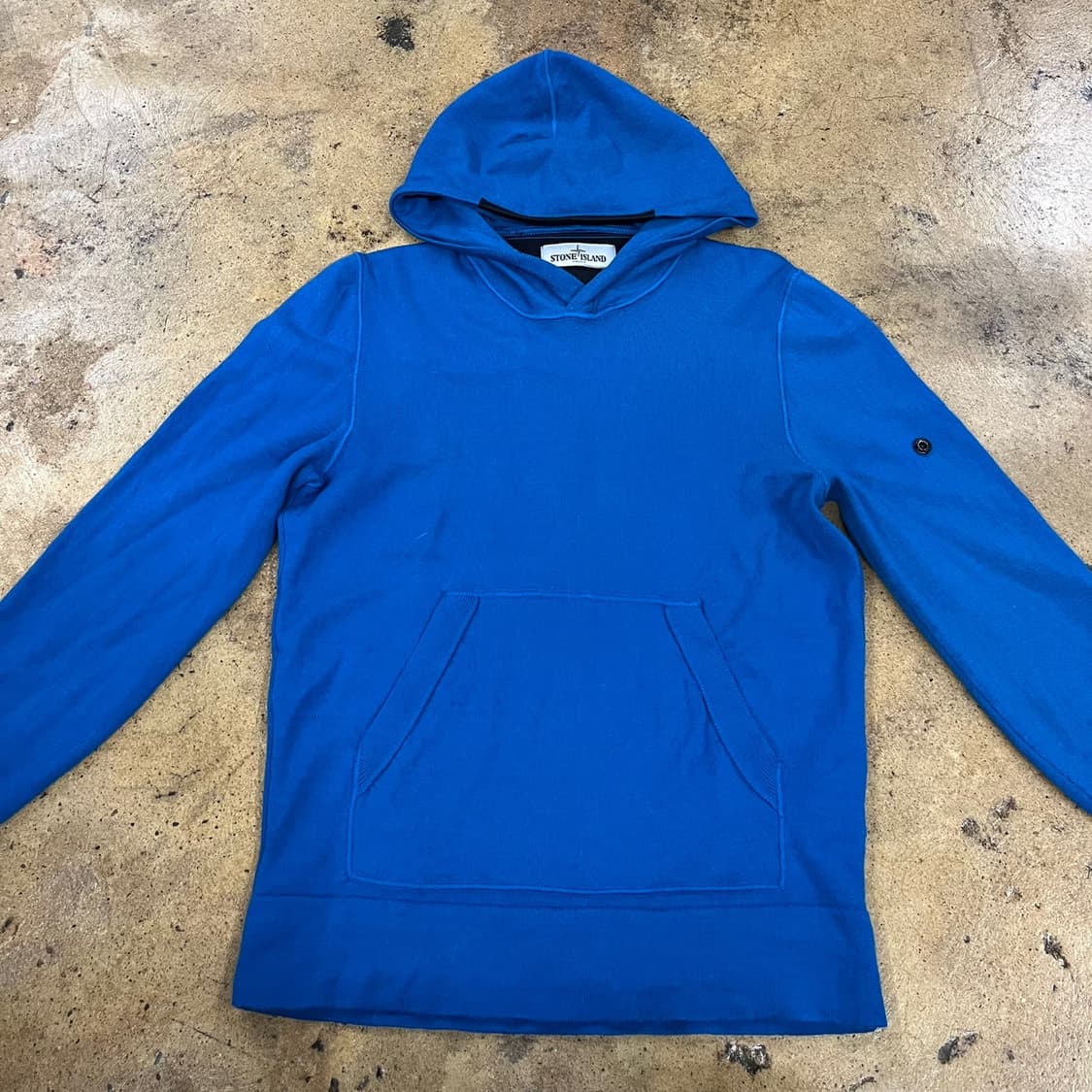 [정품/M] 스톤아일랜드 블루 후드티 b15 상품이미지3