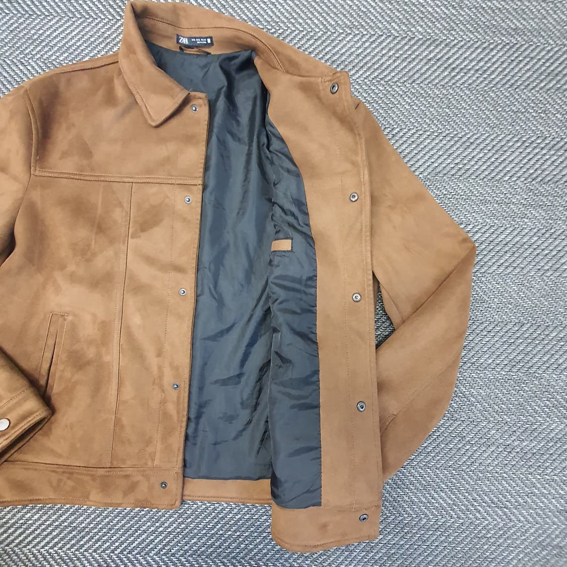 자라 스웨이드 자켓 남자105 상품이미지5