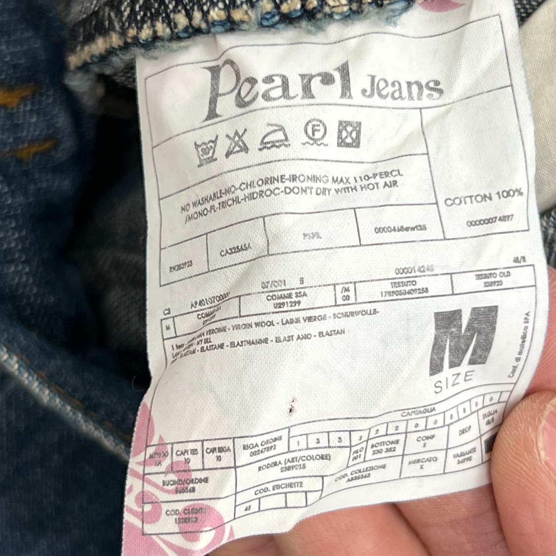 Pearl Jeans 스터드 데님 자켓 M 상품이미지9