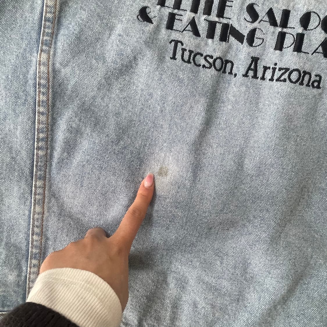 버터필드스테이지 90s 퍼트니즈 연청자켓 L 상품이미지7