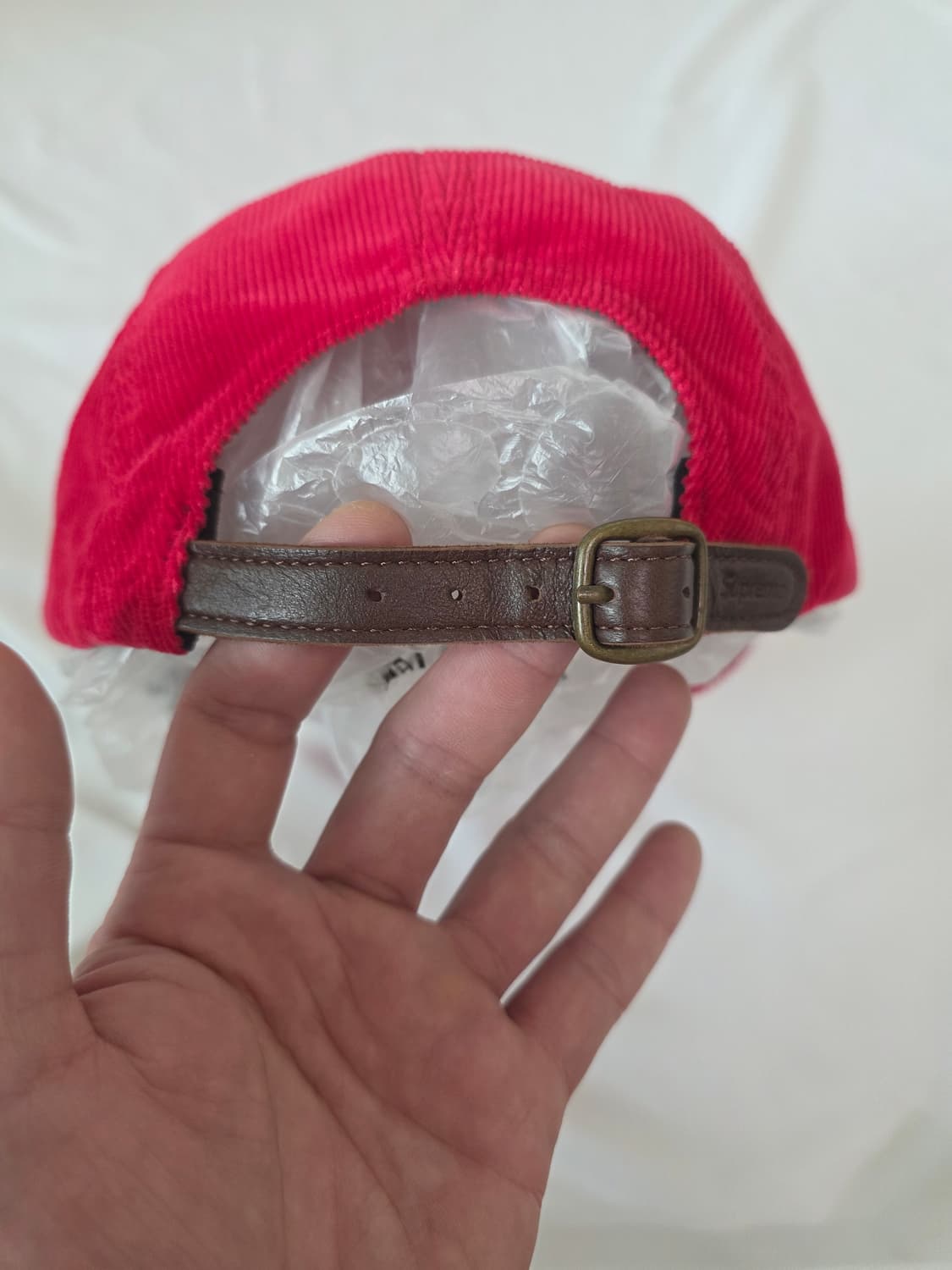 슈프림 코듀로이 캠프캡 레드 상품이미지2