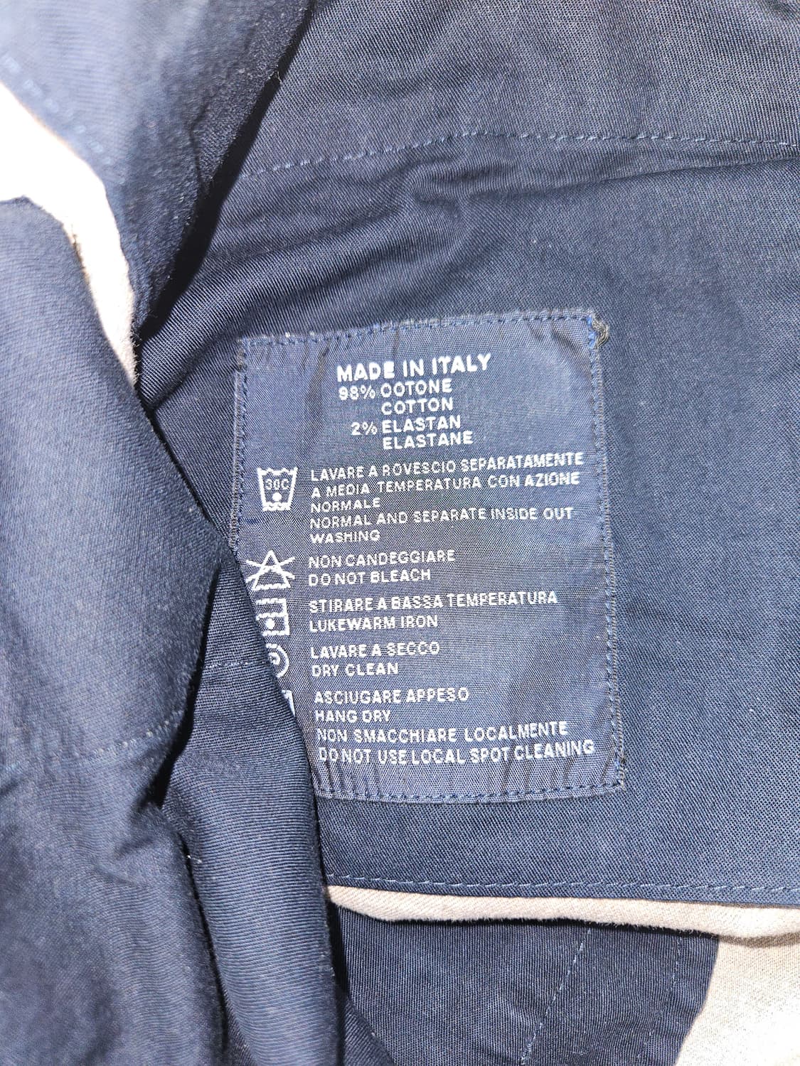 이태리 BOGGI 밀라노 보기 스웨이드 코튼 슬랙스 팬츠 바지 48 상품이미지4