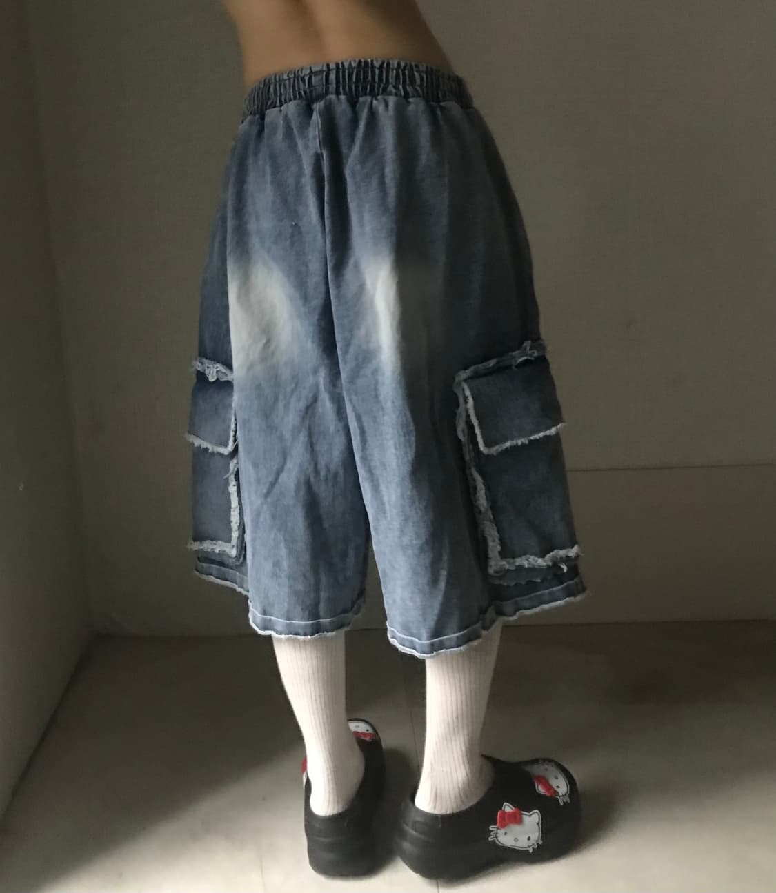 빅포켓 데님 버뮤다 상품이미지4