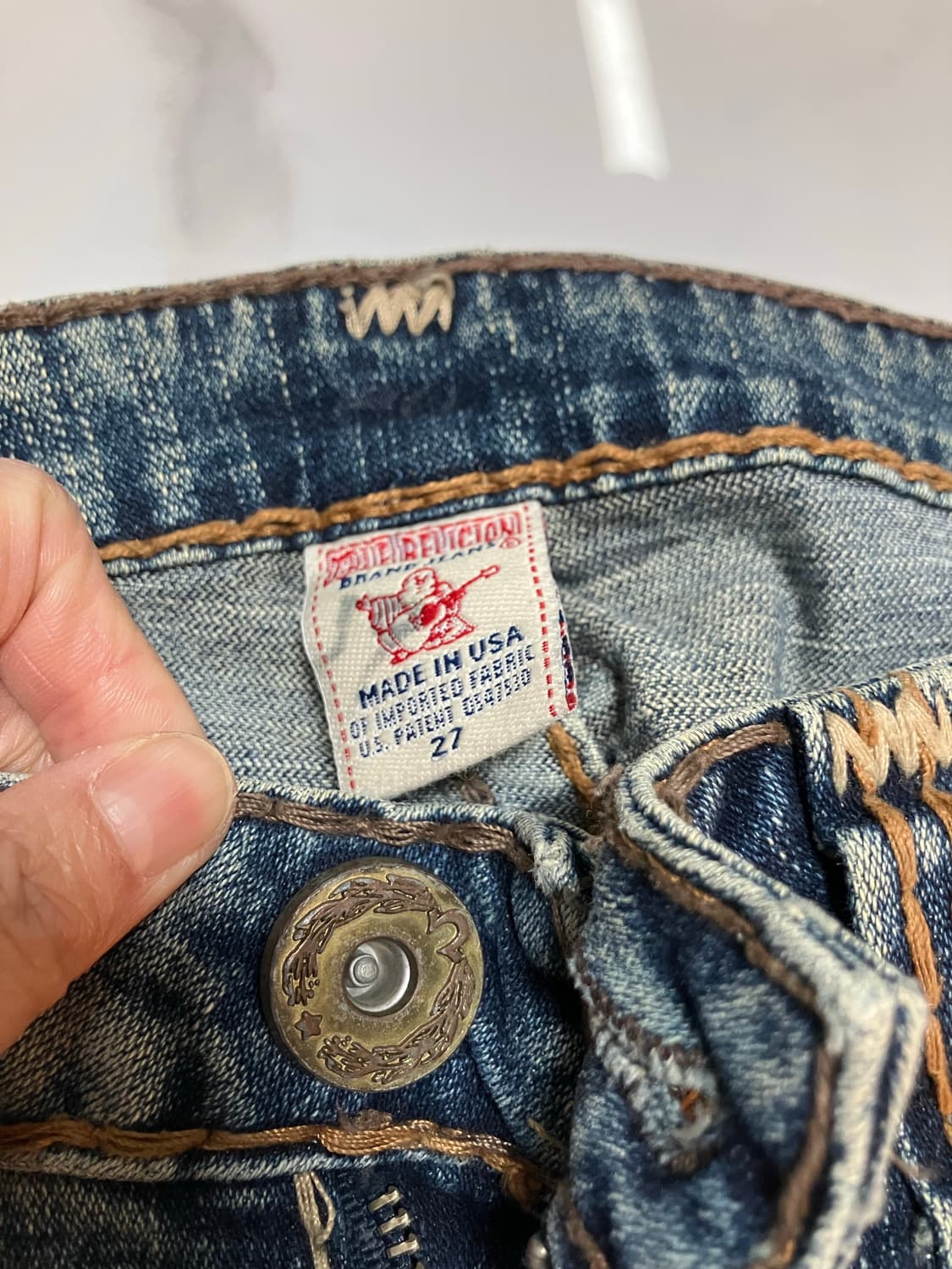 Big T 빈티지 빅티 미듐워시 로우라이즈 부츠컷 트루릴리젼 상품이미지8