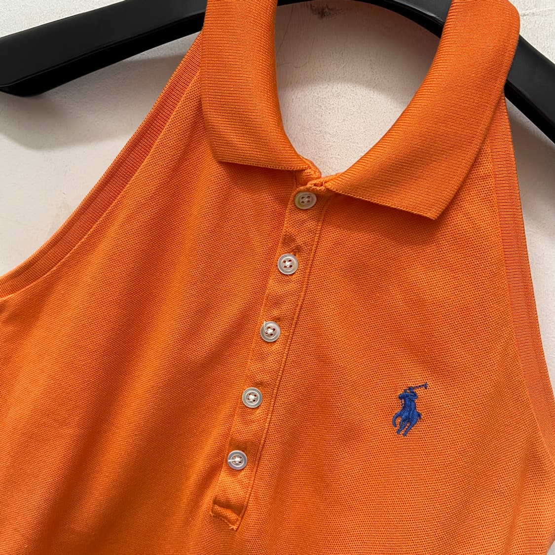 폴로 랄프로렌 오렌지 홀터넥 탑 나시 S 상품이미지3