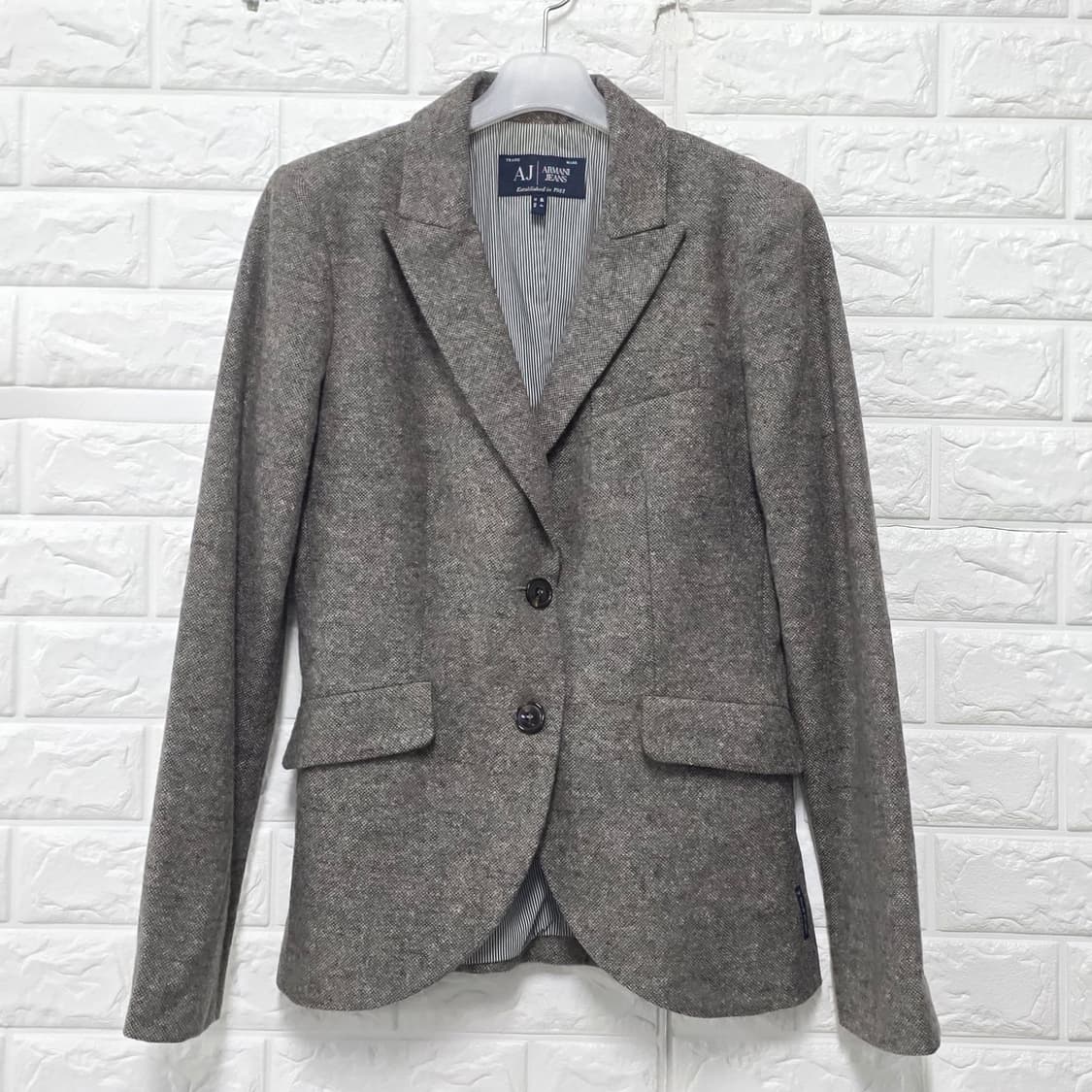 아르마니 (얼마니) 헤링본 자켓 S 상품이미지1