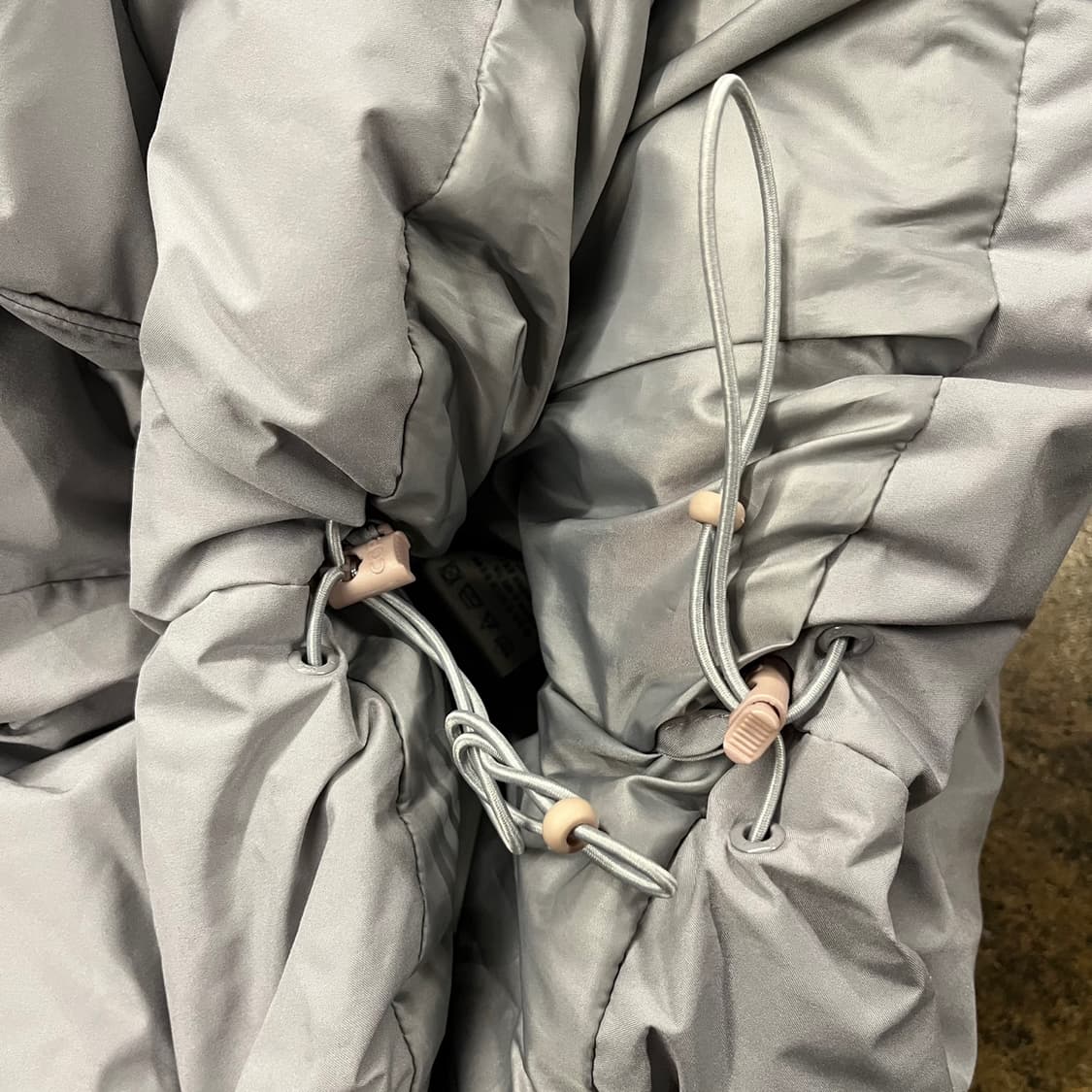 [정품/L] 코드그라피 회색 숏 패딩 점퍼 b18 상품이미지7