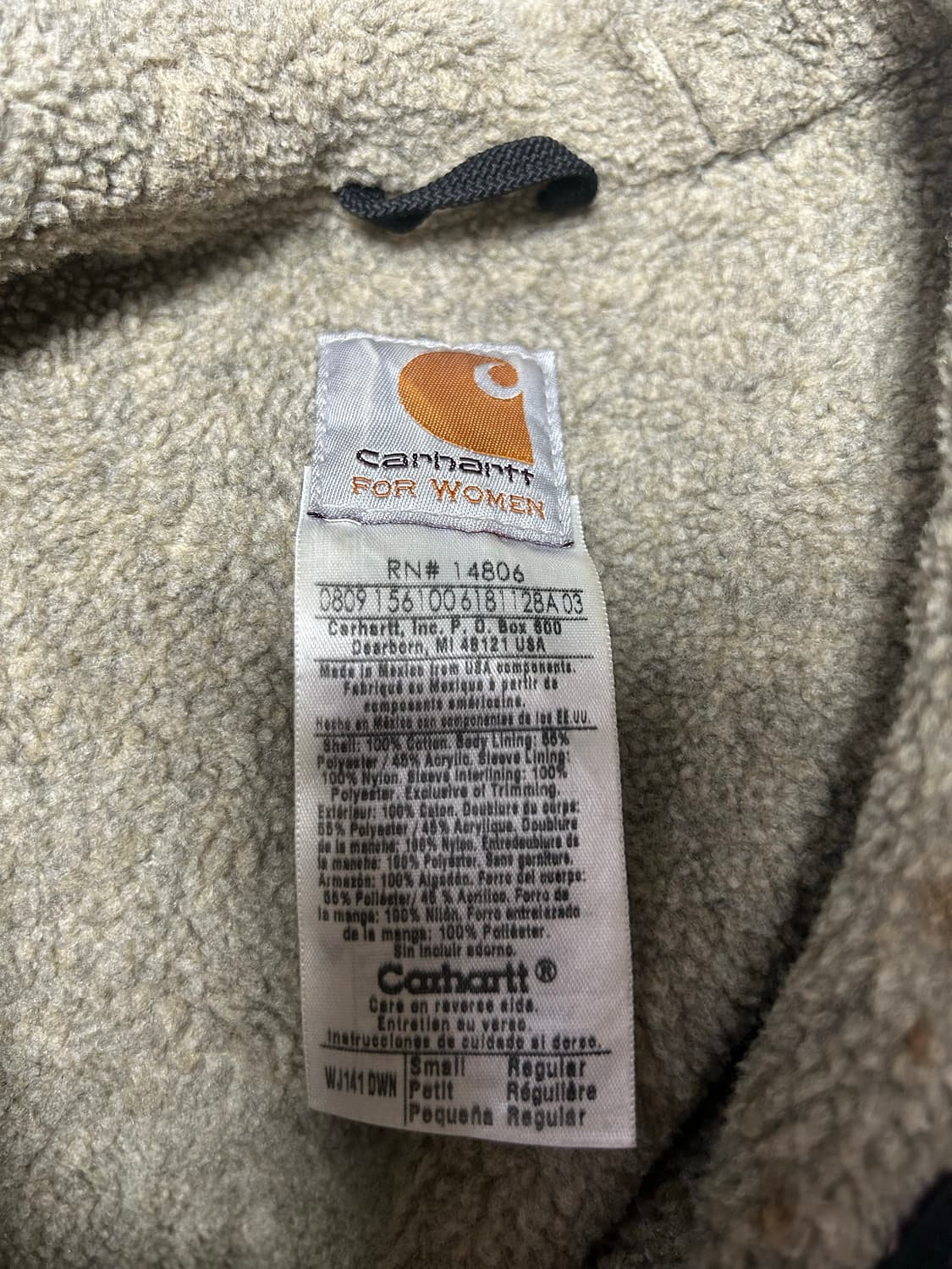 칼하트 워크자켓 우먼  S 상품이미지4