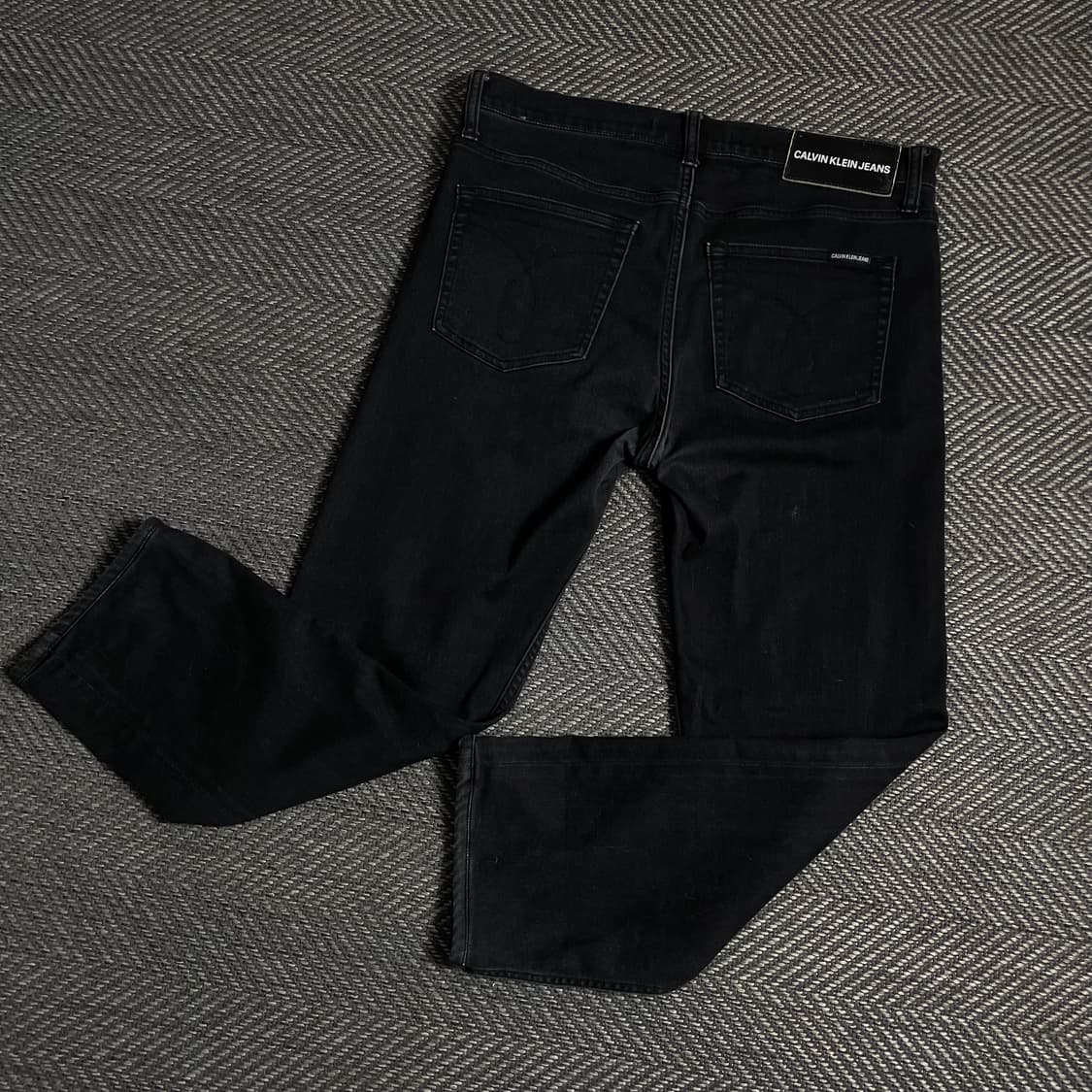 캘빈클라인 슬림핏 흑청 데님 팬츠y 4877 상품이미지1