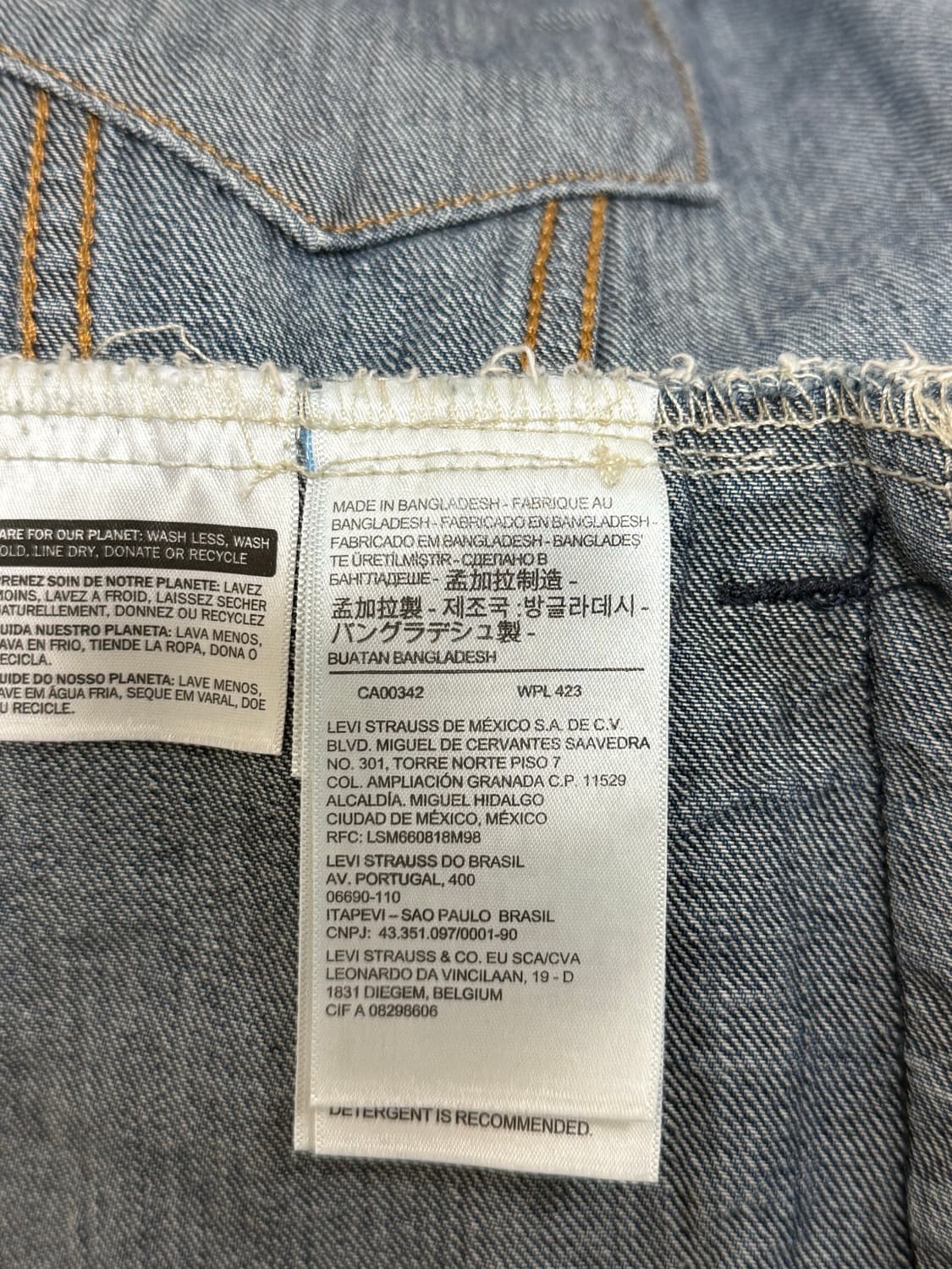 리바이스 데님 트리거자켓 XS 상품이미지5