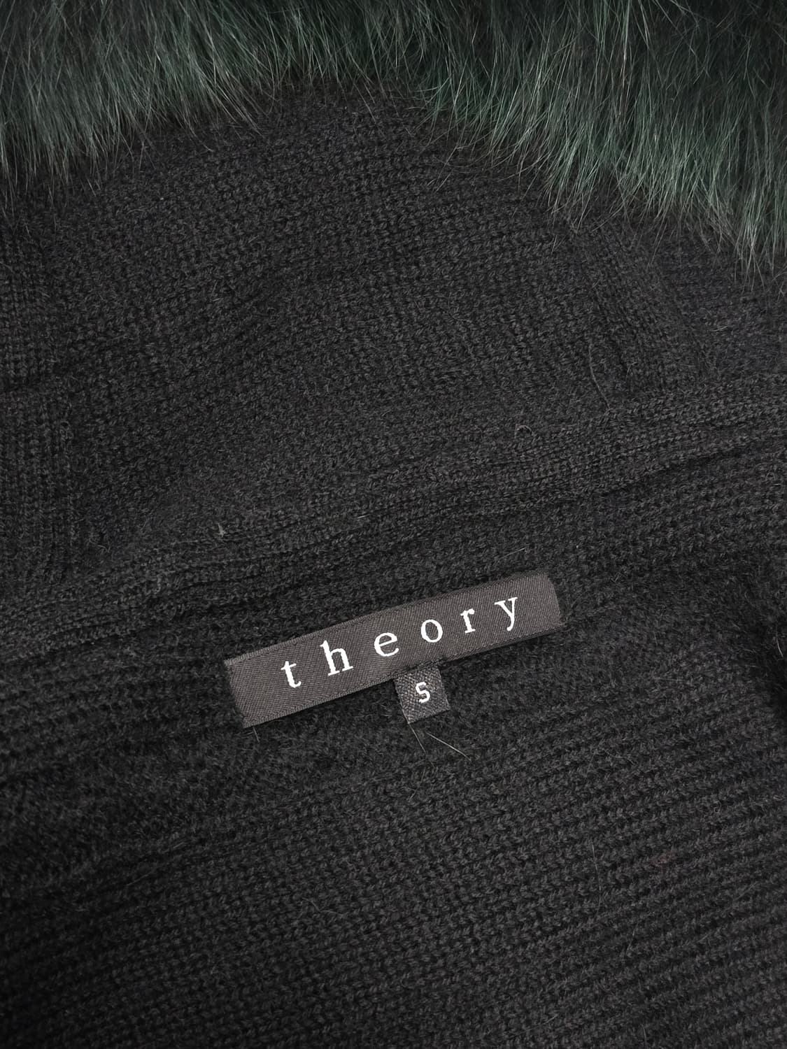 Theory 띠어리 폭스 그린 울 후드 베스트 S 상품이미지8