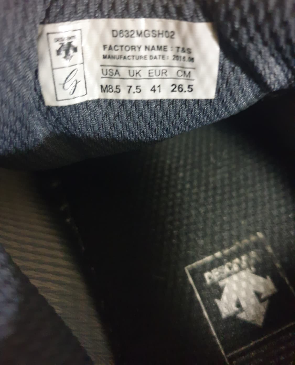 (단종매물) 데상트골프 보아다이얼 스파이크 골프화 블랙 (265) 상품이미지6