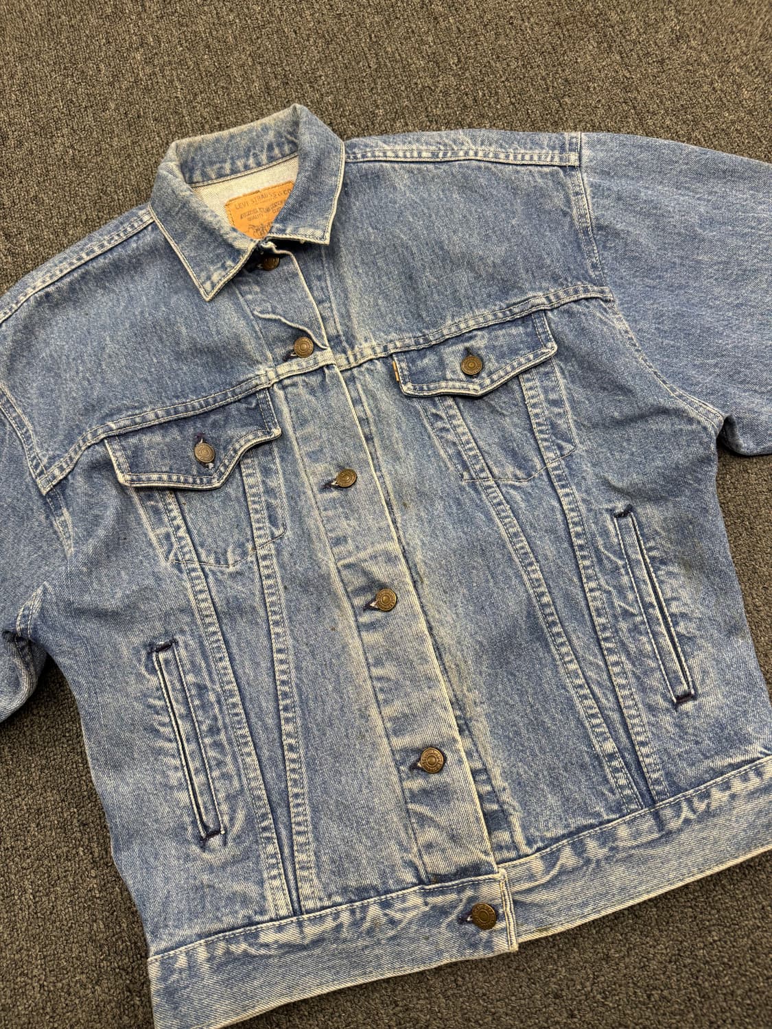 OS)리바이스 빈티지 3세대 연청 트러커 자켓 상품이미지3