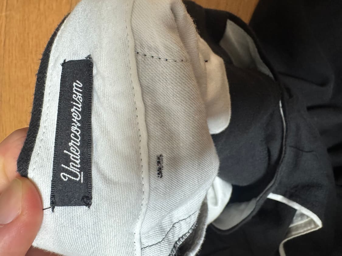 언더커버리즘 21aw 아티잔 린넨울 혼방 트라우저 팬츠 상품이미지6