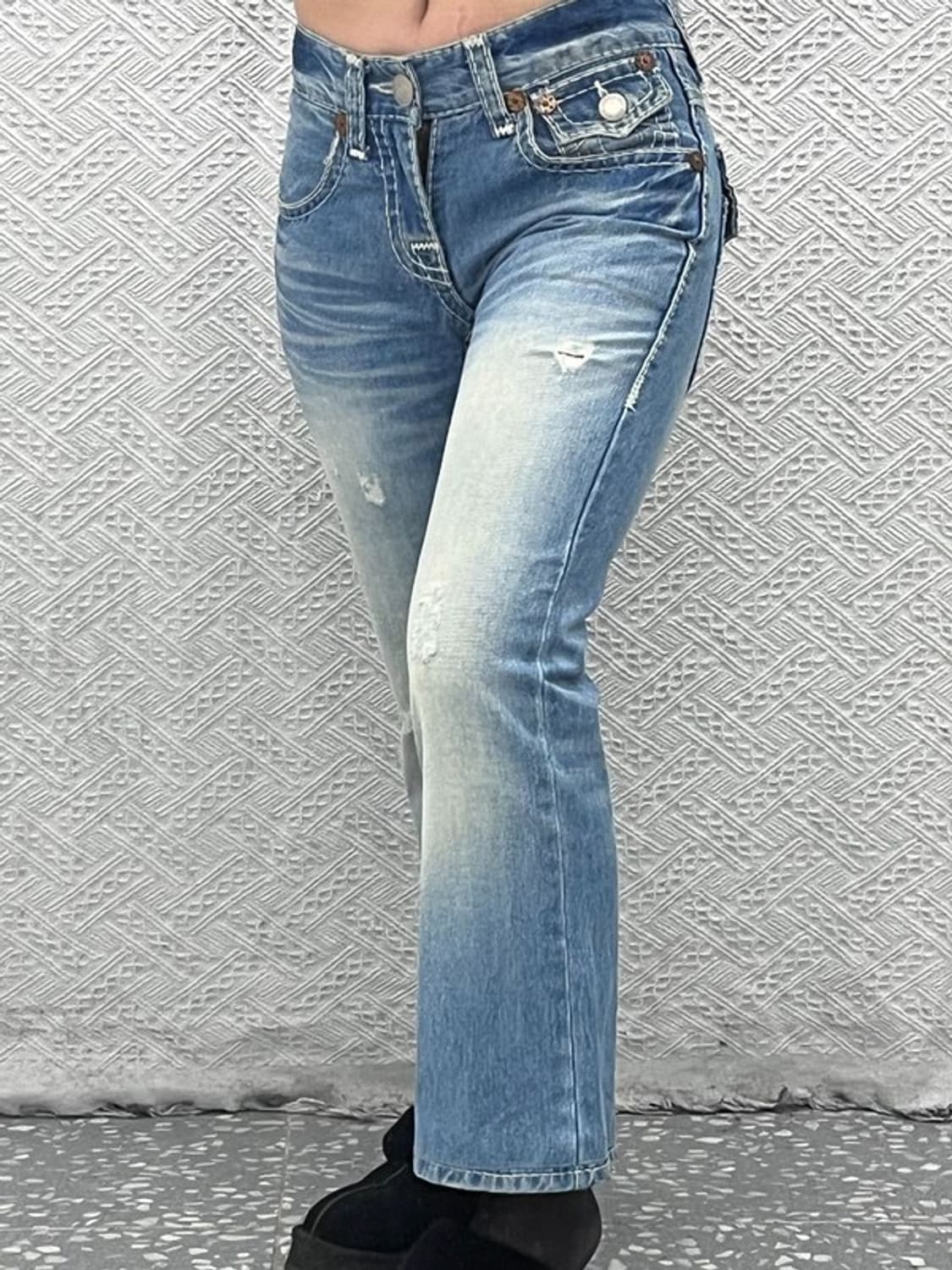 트루릴리전 빌리슈퍼티 Y2K 데님 청바지 28인치 C07347 상품이미지2